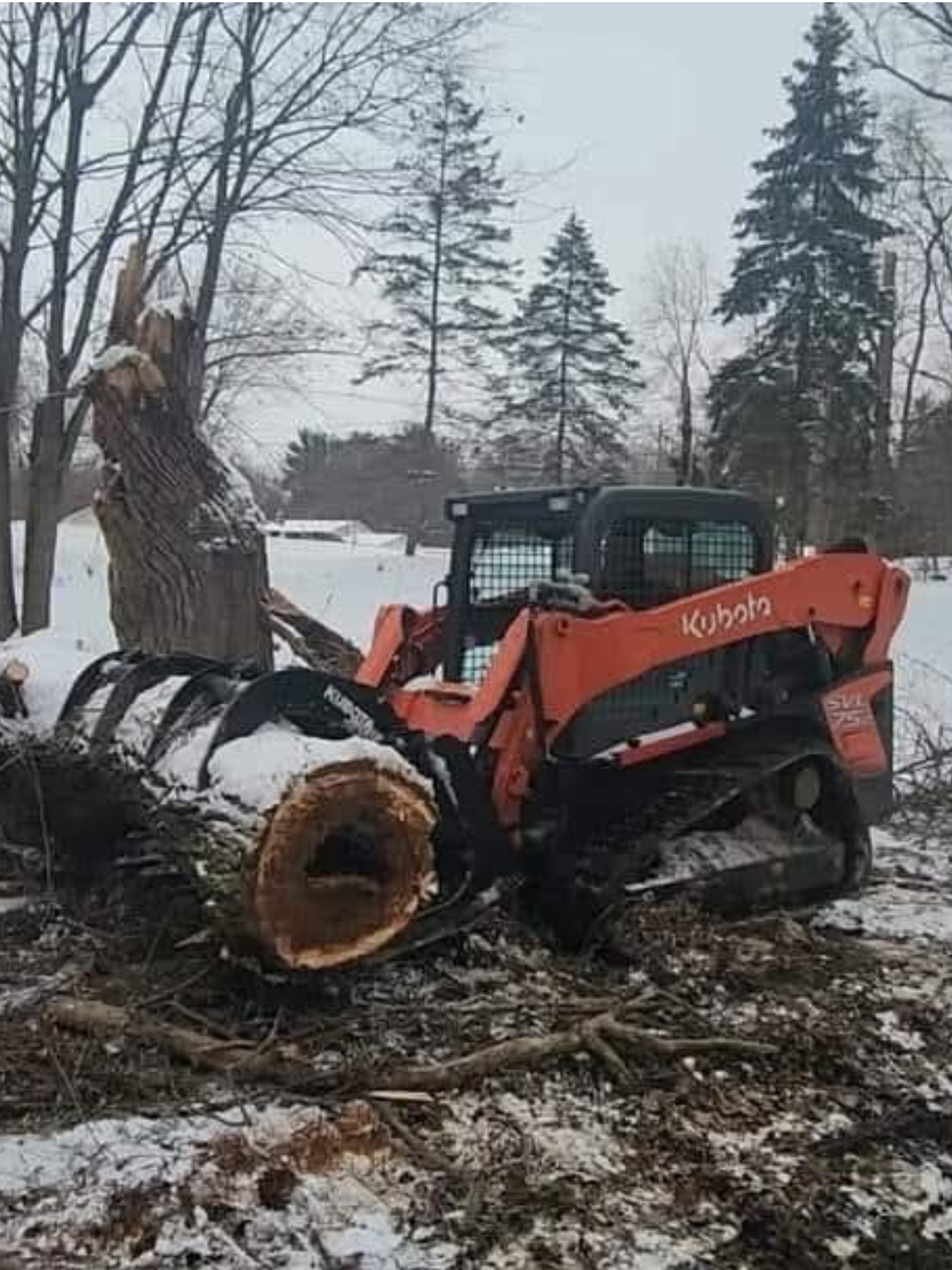 excavator at work