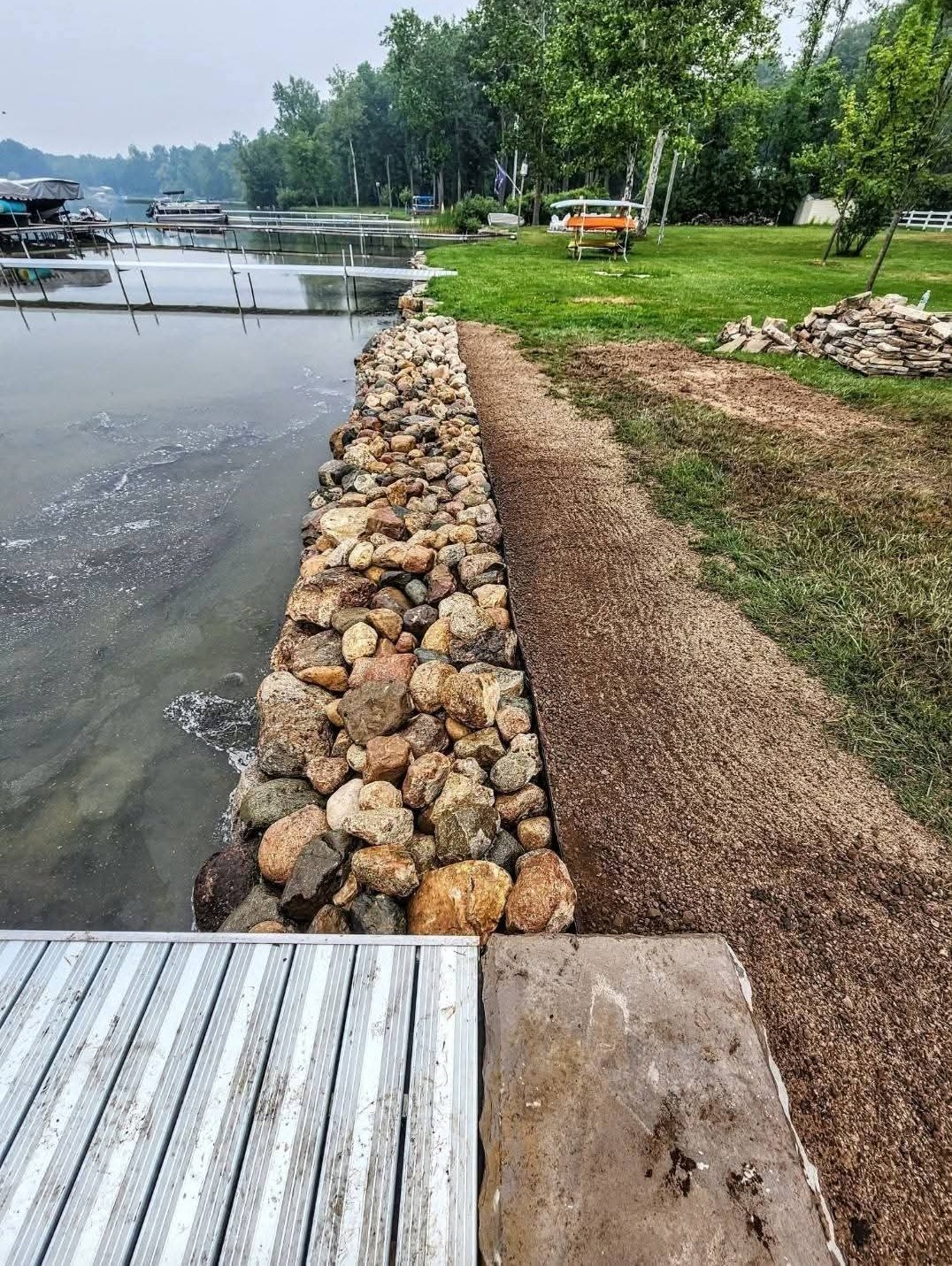 shoreline stabilization project